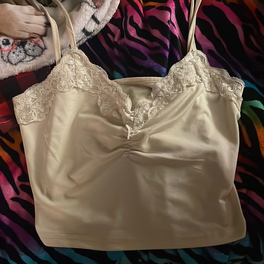shein laced top size small